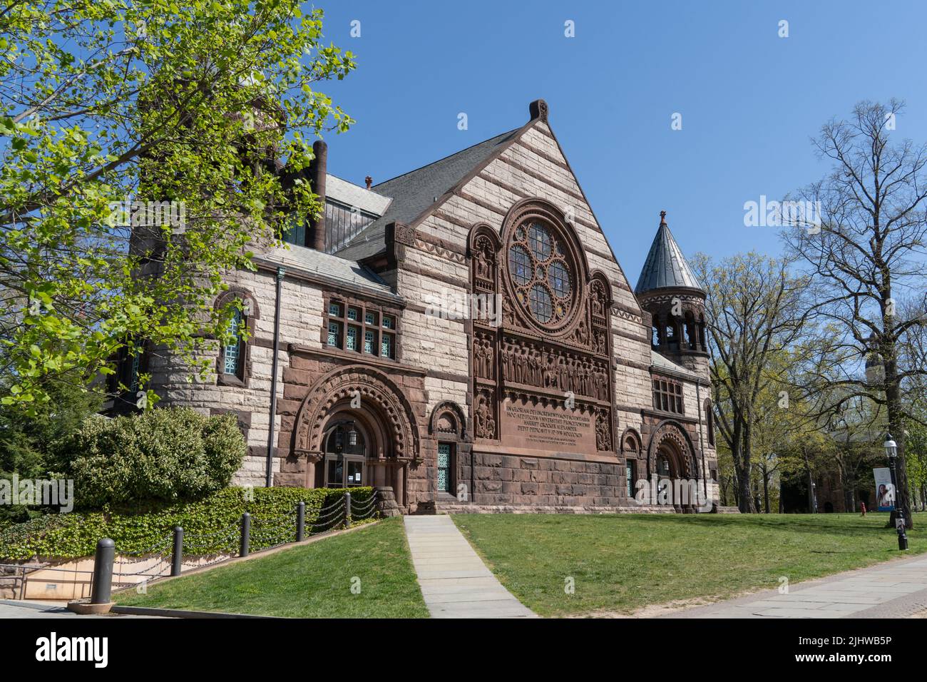 Princeton, University, April 30, 2022- Richardson Auditorium in Alexander Hall is a historic 900-seat auditorium at Princeton University in Princeton, Stock Photo