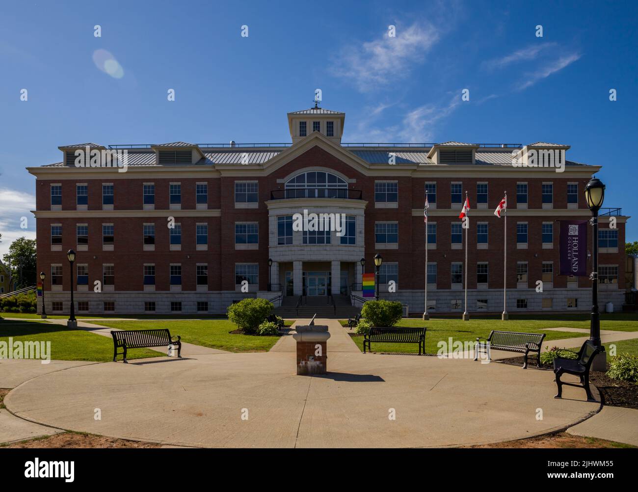 Charlottetown Holland college education building Stock Photo Alamy