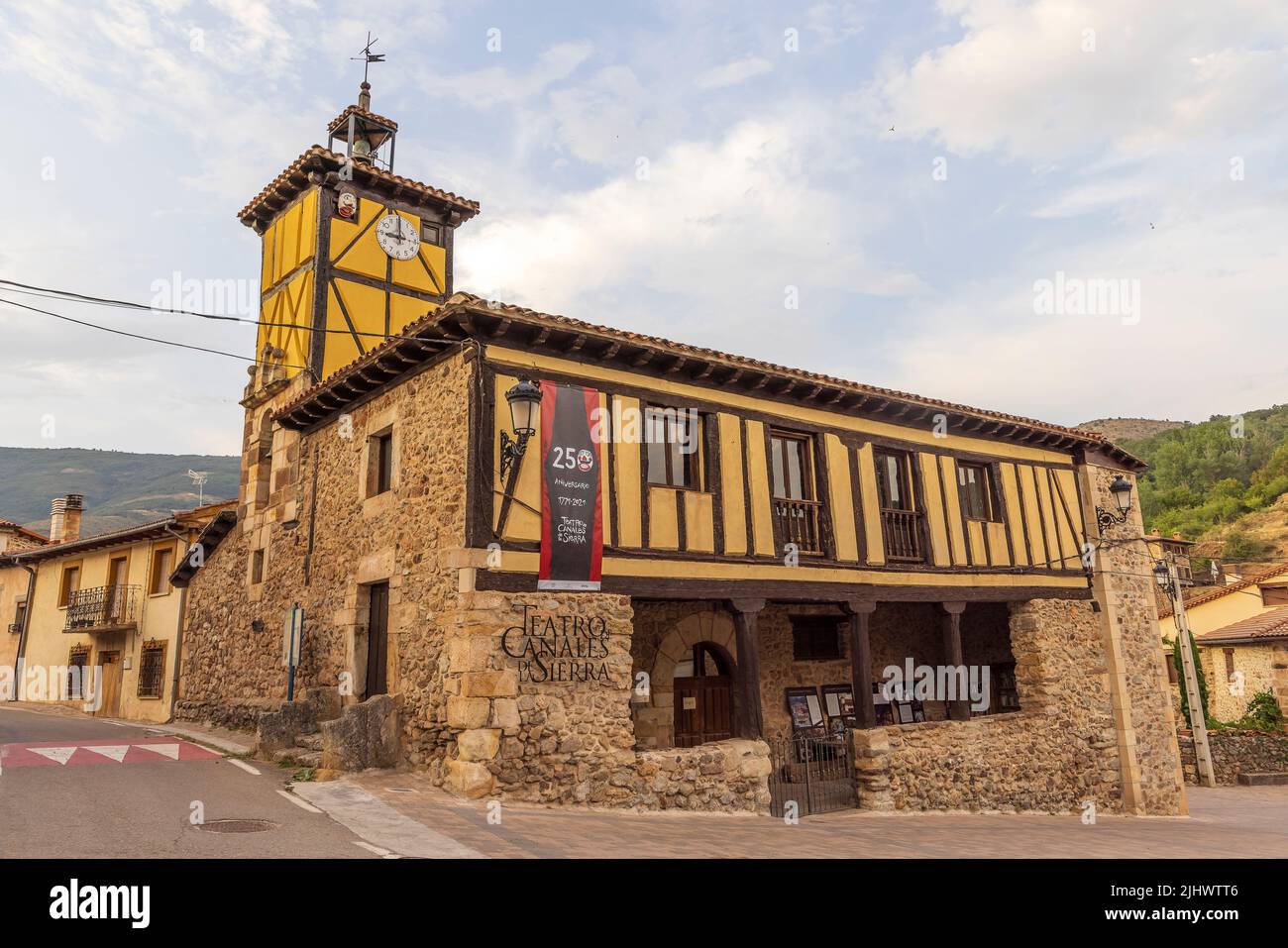 Theatre of Canales. Canales de la Sierra village. Alto Najerilla