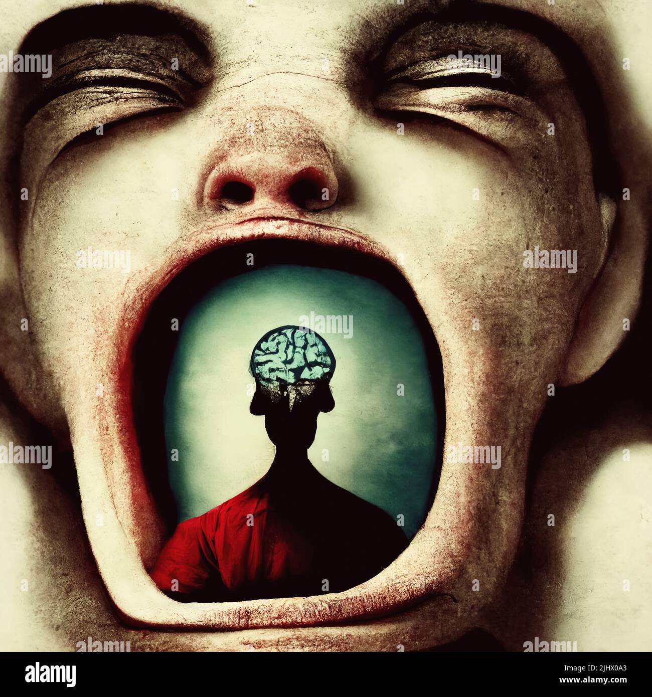 Psychology concept illustration Stock Photo Alamy