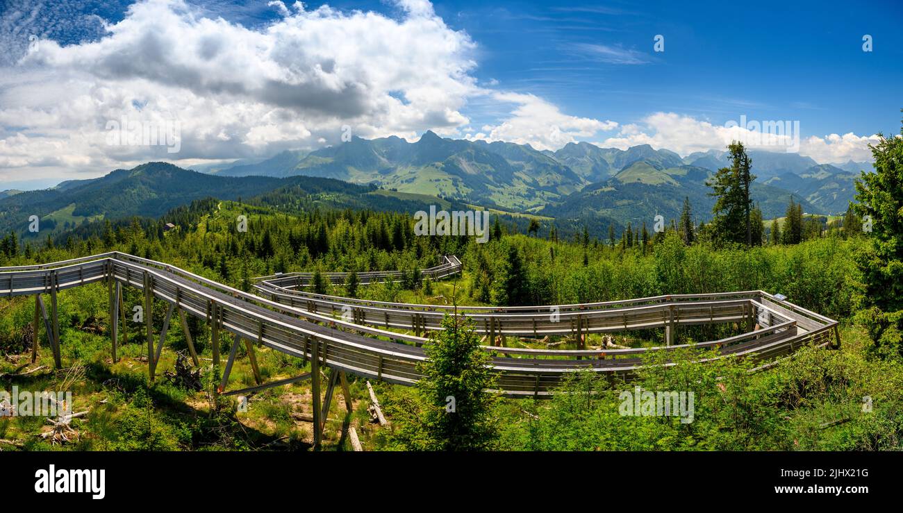 Panoramic view over walkway hi-res stock photography and images - Alamy