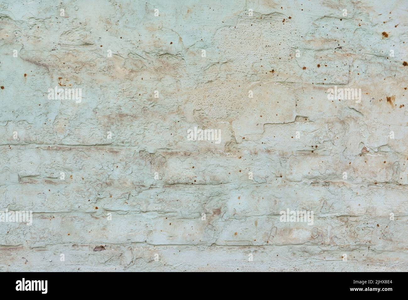 Vintage old texture background, painted green brick wall Stock Photo ...