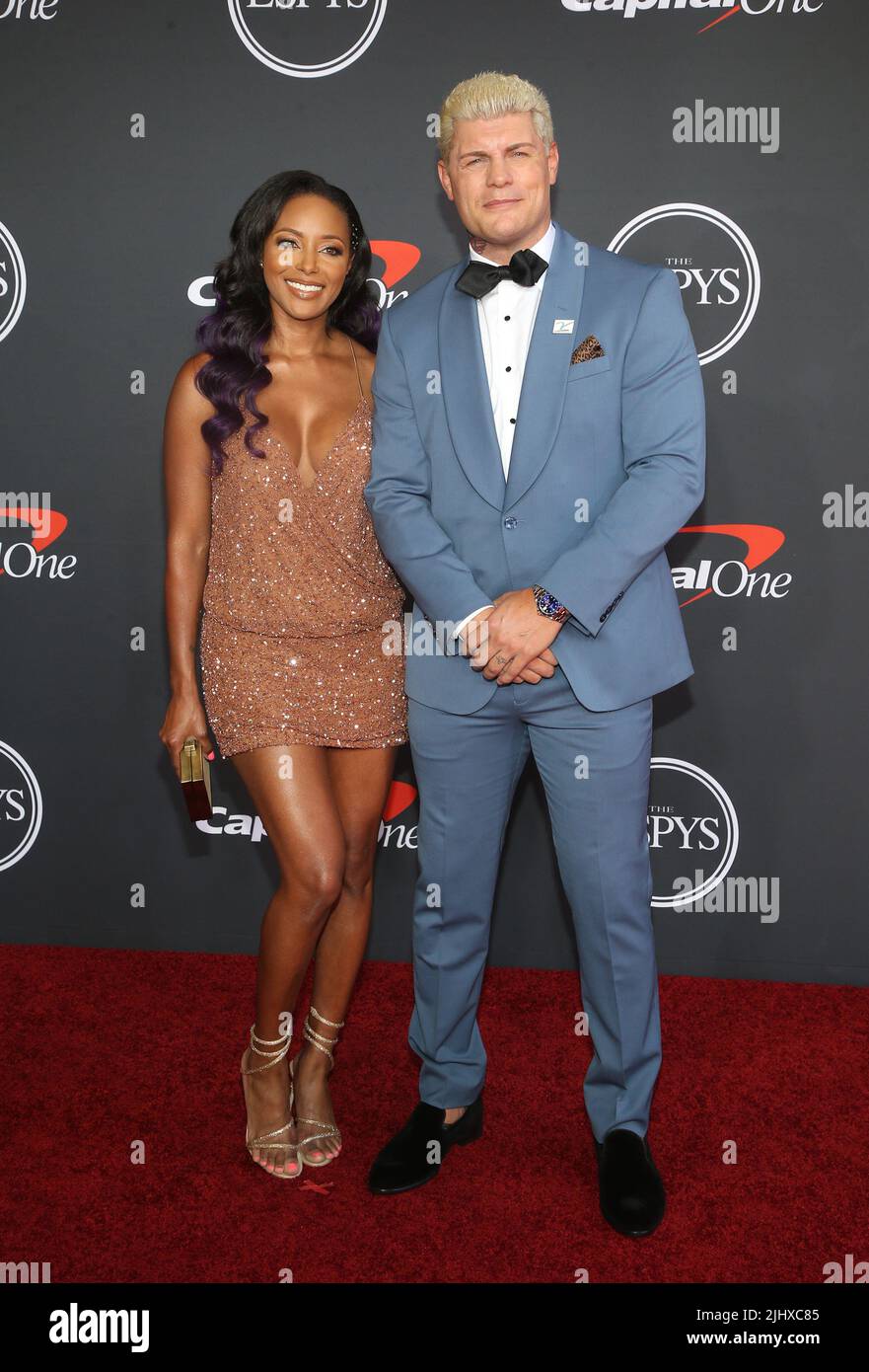 20 July 2022 Hollywood, California Brandi Rhodes, Cody Rhodes