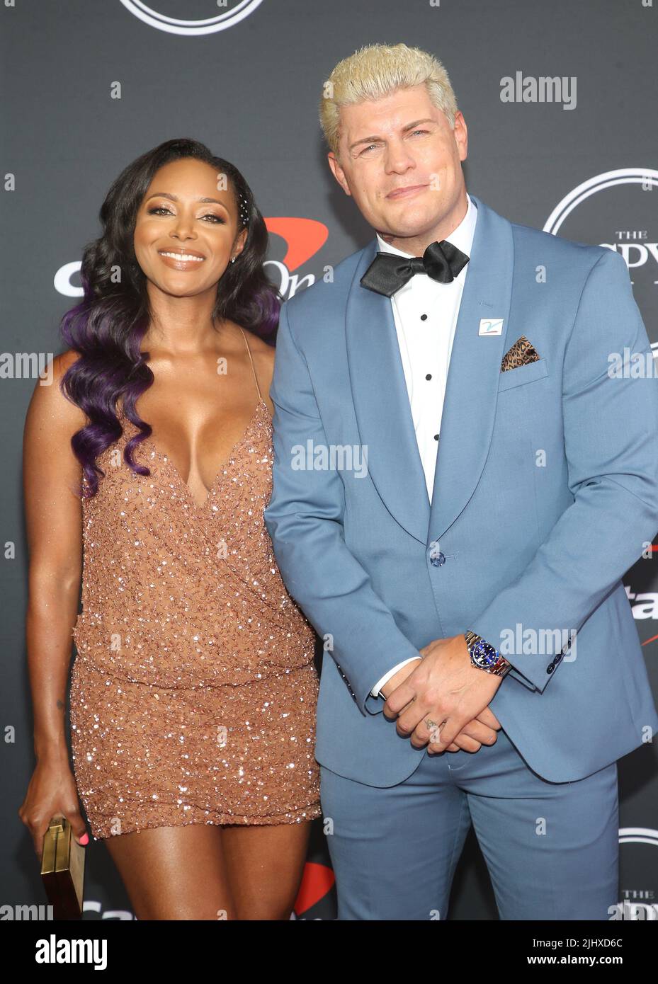 20 July 2022 Hollywood, California Brandi Rhodes, Cody Rhodes