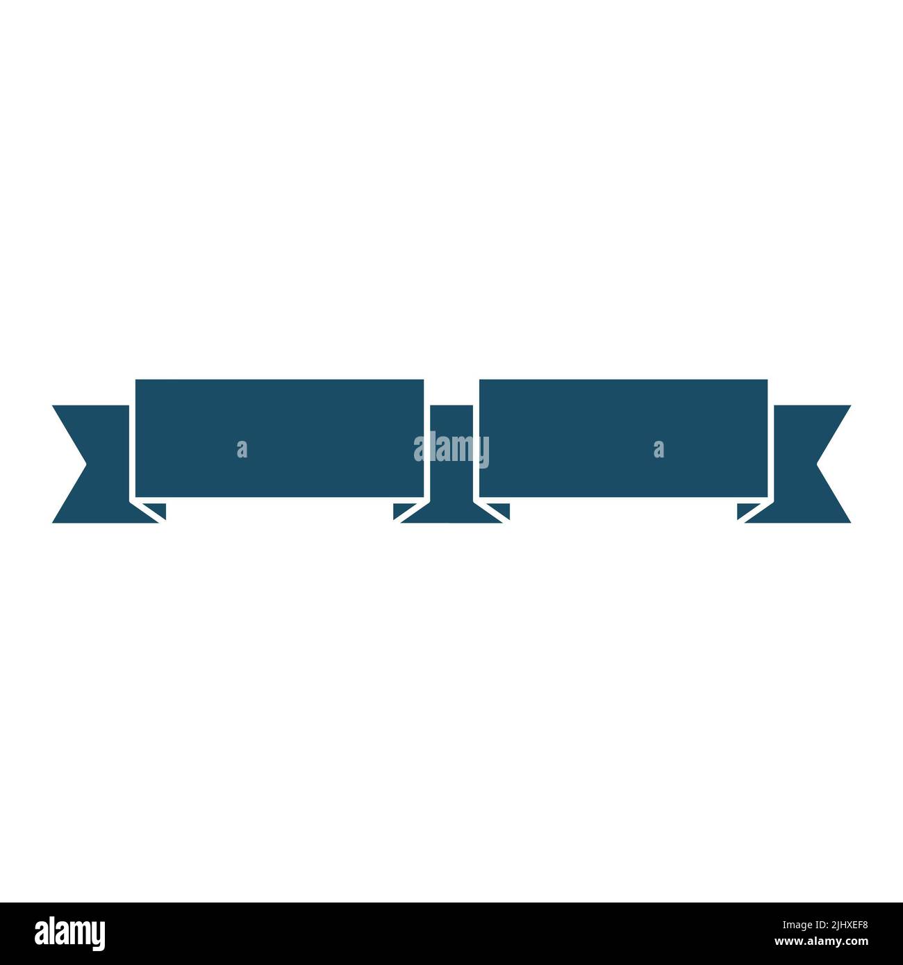 High quality dark blue flat label, ribbon, tag icon. Pictogram