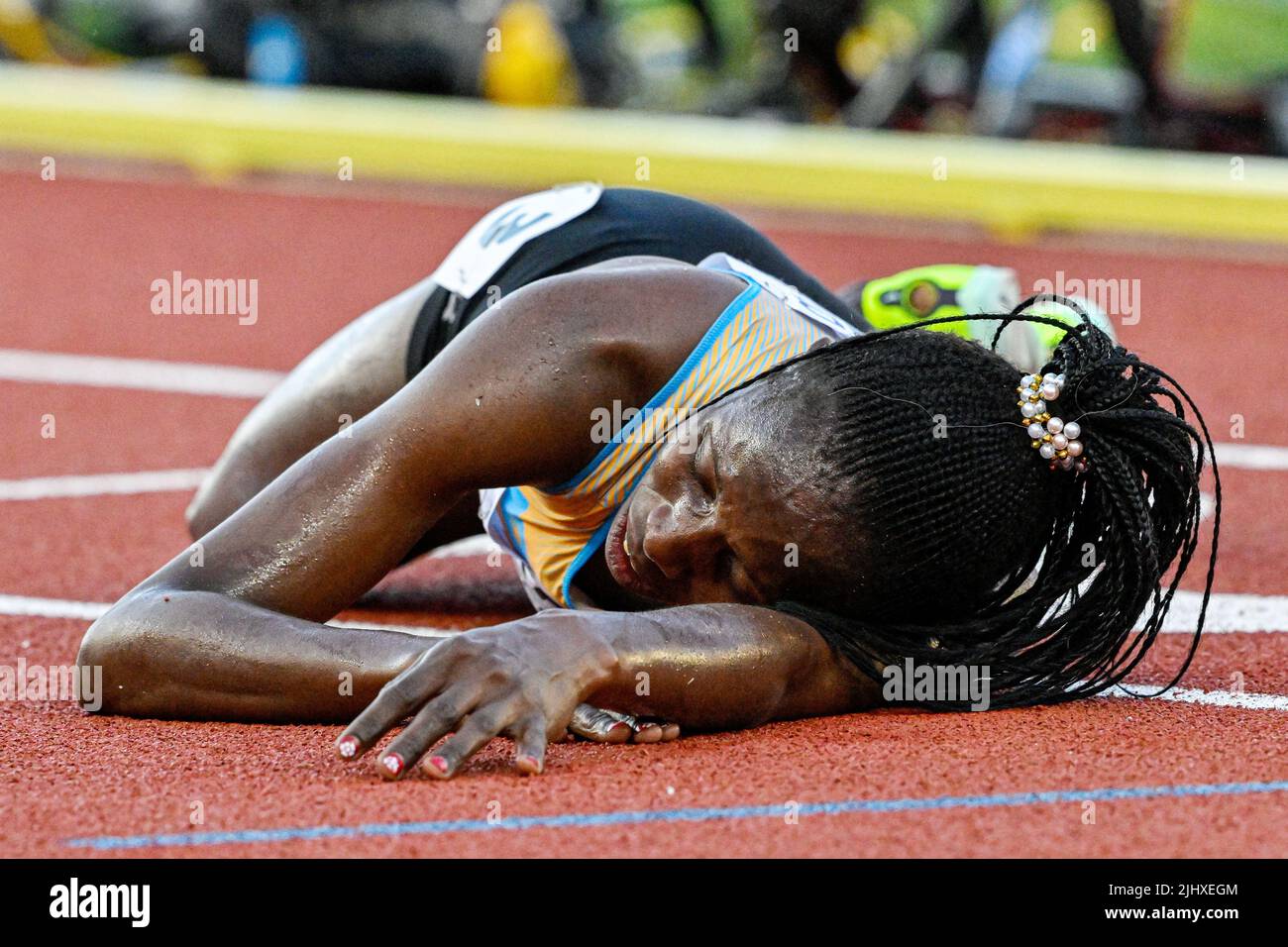 Norah Jeruto of Kazakhstan Gold medal on Women's 3000m steeplechase