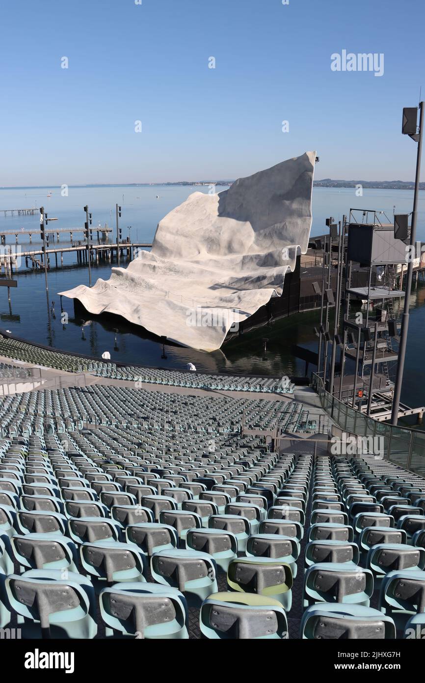 Austria,Bregenz. The largest sea stage theater in the world. Opera ...