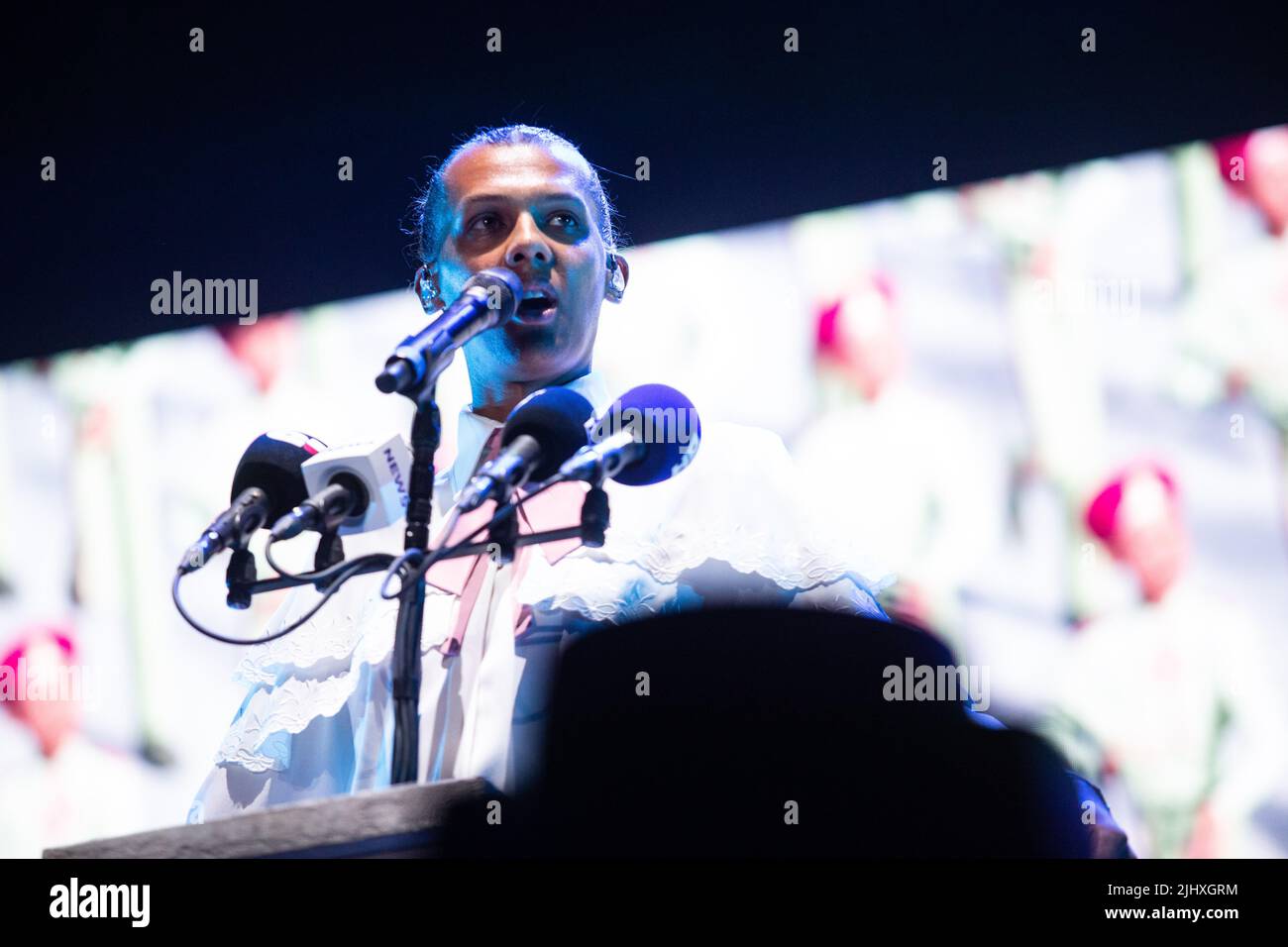 Belgian Singer Stromae Talks Coachella, New Music And The Real Paul Van  Haver