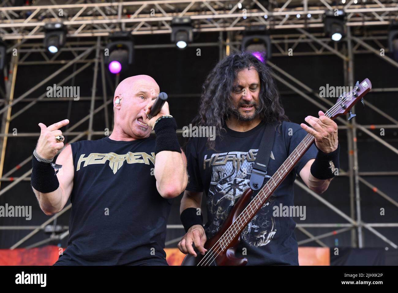 Heathen Live at Rock in Roma, 19th July 2022, at Ippodromo delle ...