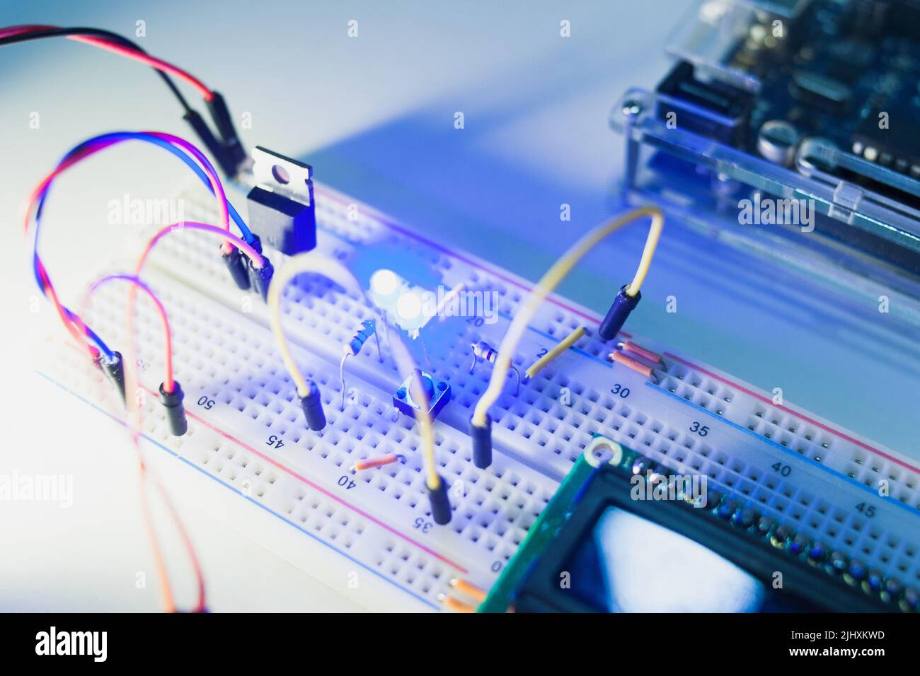 assembly robotics breadboard experiment concept Stock Photo Alamy