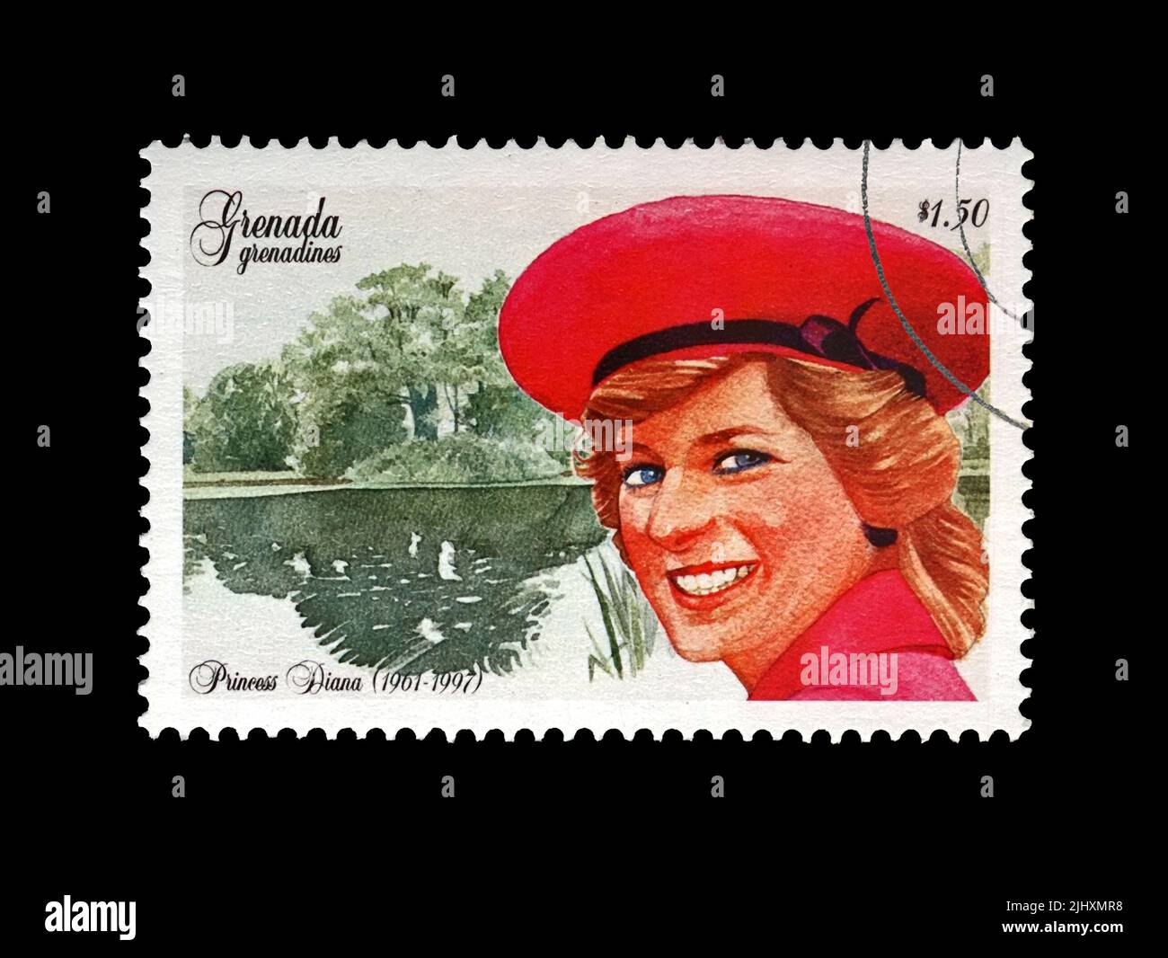 DIANA PRINCESS OF WALES MEMORIAL GB OFFICIAL FIRST DAY COVER KENSINGTON POSTMARK 