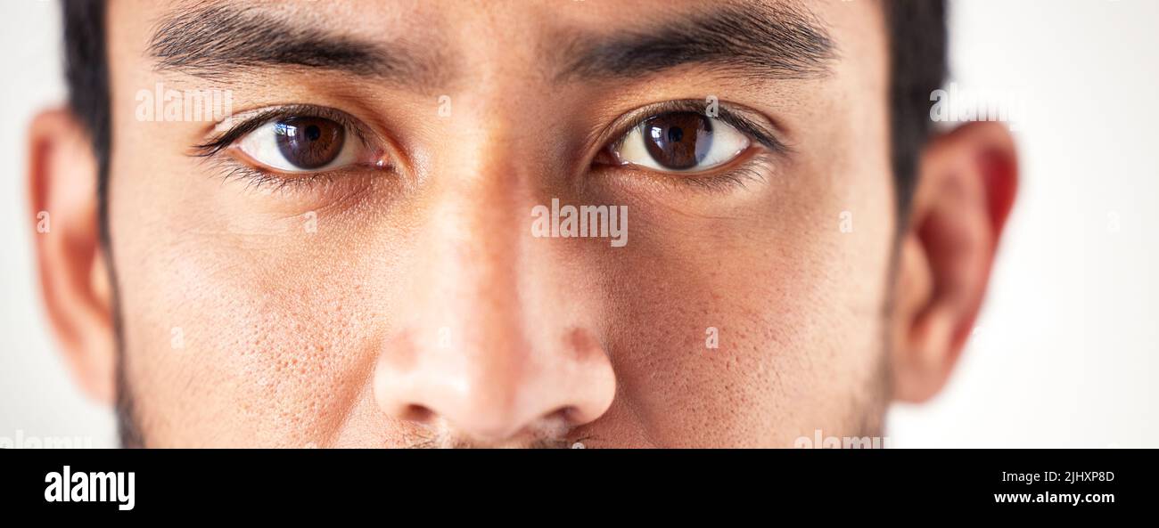 Man face closeup Stock Vector Images - Alamy