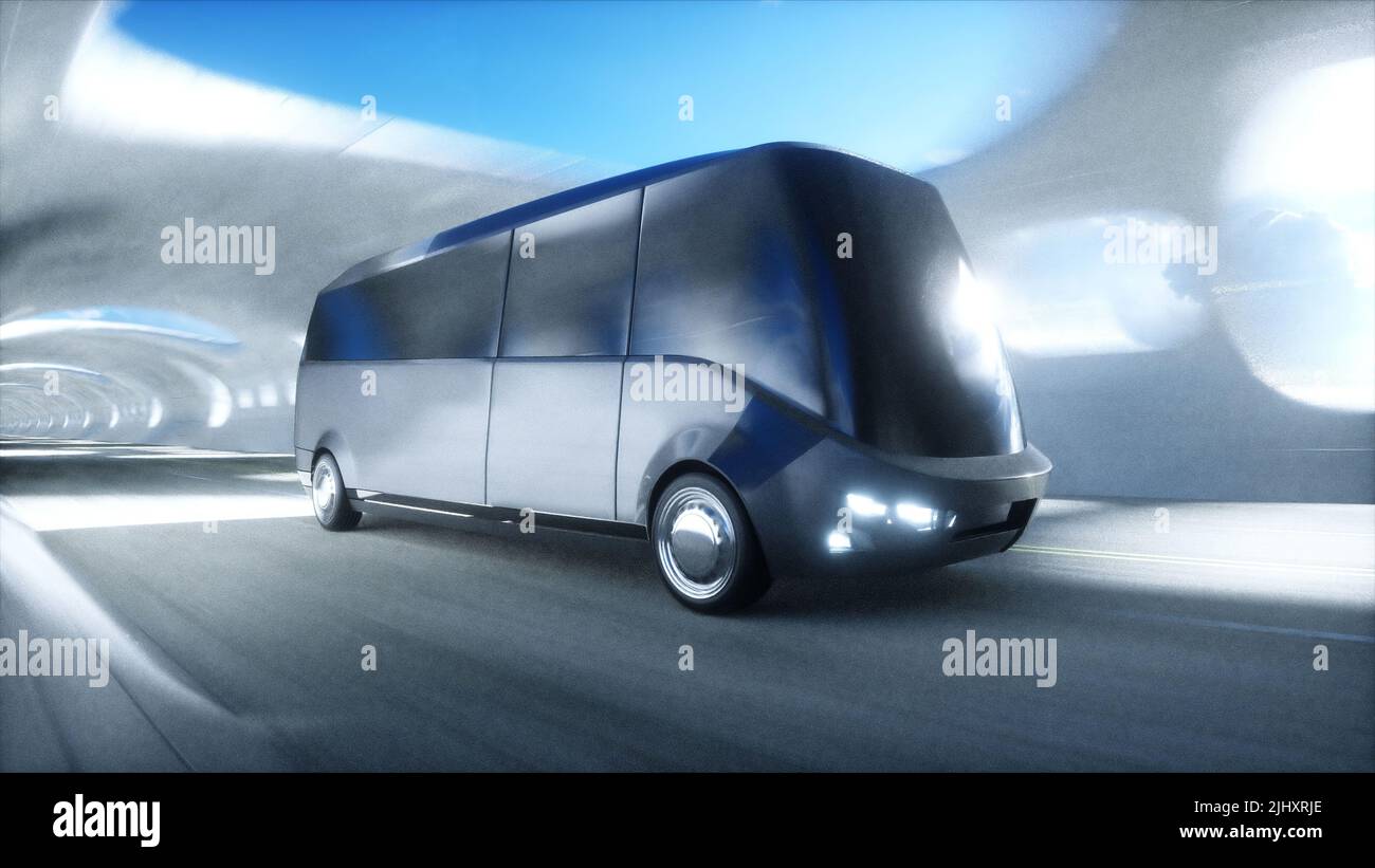 futuristic bus