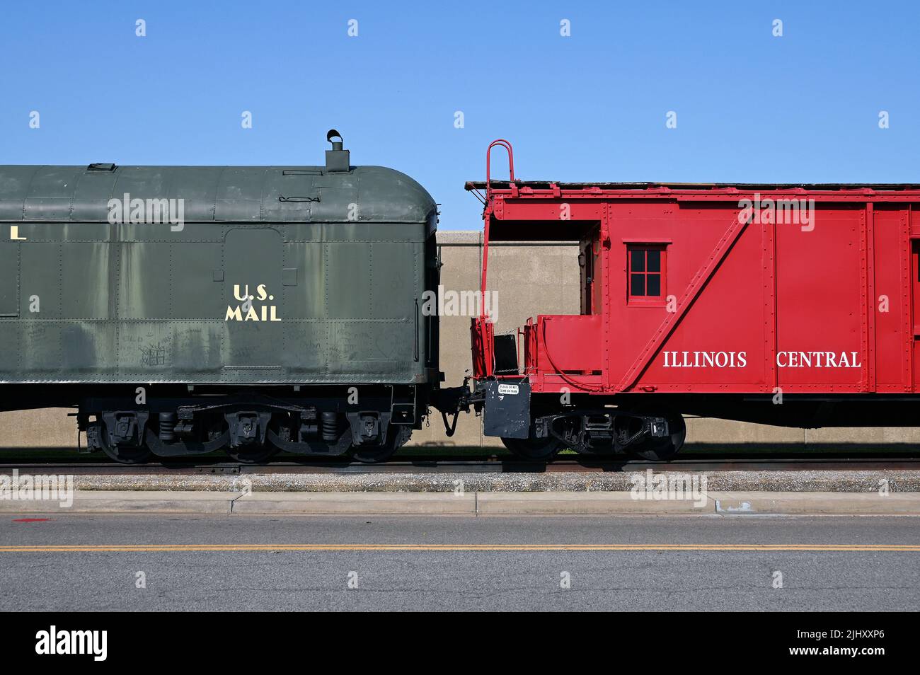 Railroad Museum, Paducah, Kentucky, United States of America Stock Photo