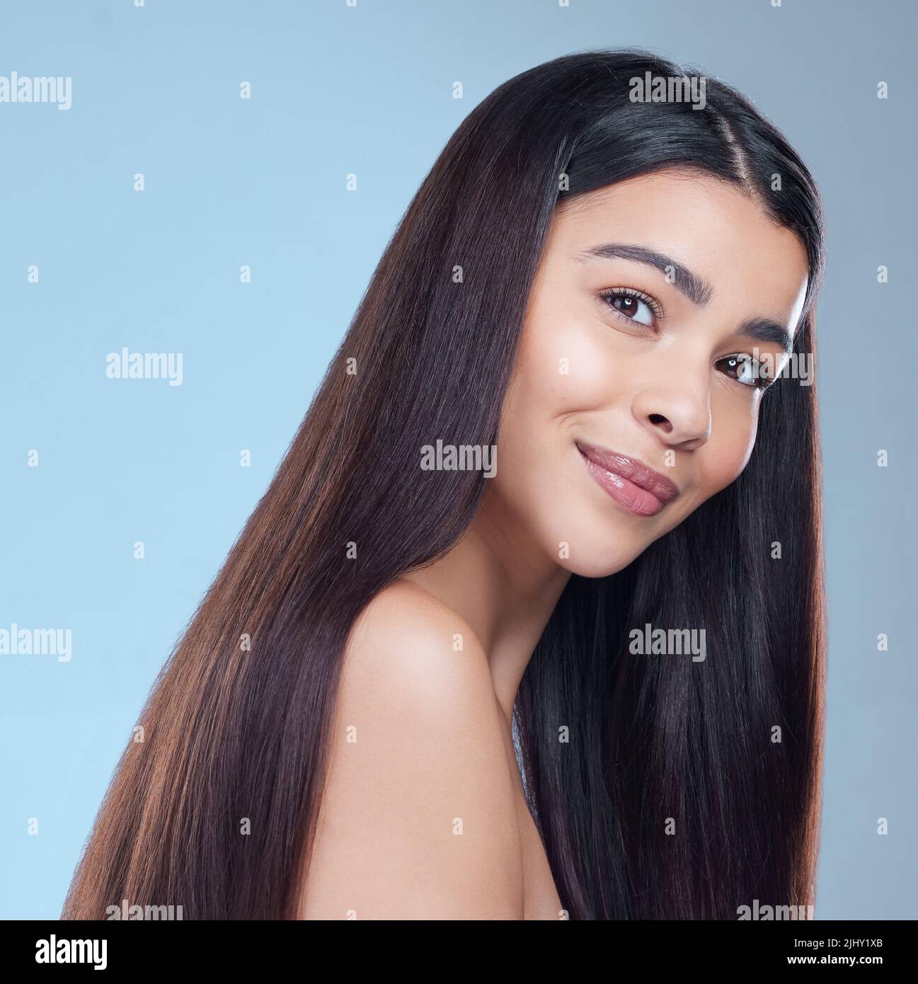 Healthy hair is an investment. Studio portrait of a beautiful young
