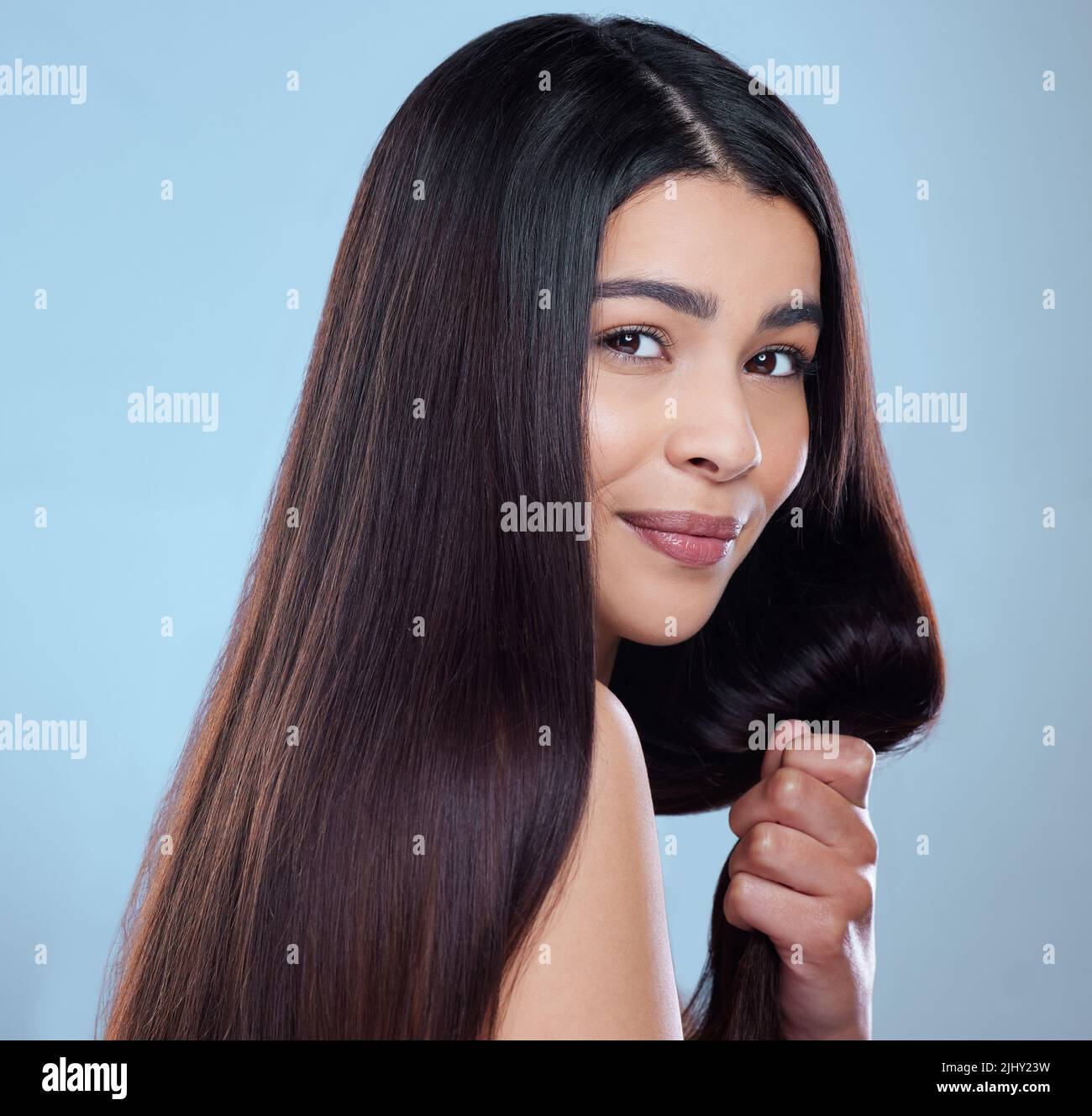 Silky hair hi-res stock photography and images - Alamy