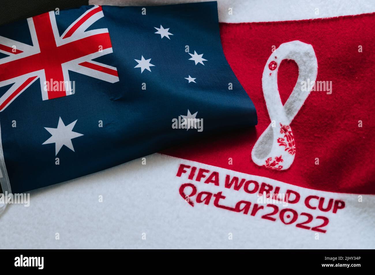 Fifa World Cup qatar 2022 flag Australia 13994235 PNG