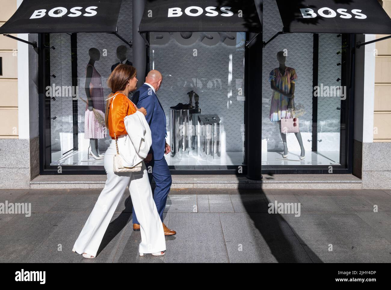 Hugo boss branding hi-res stock photography and images - Alamy