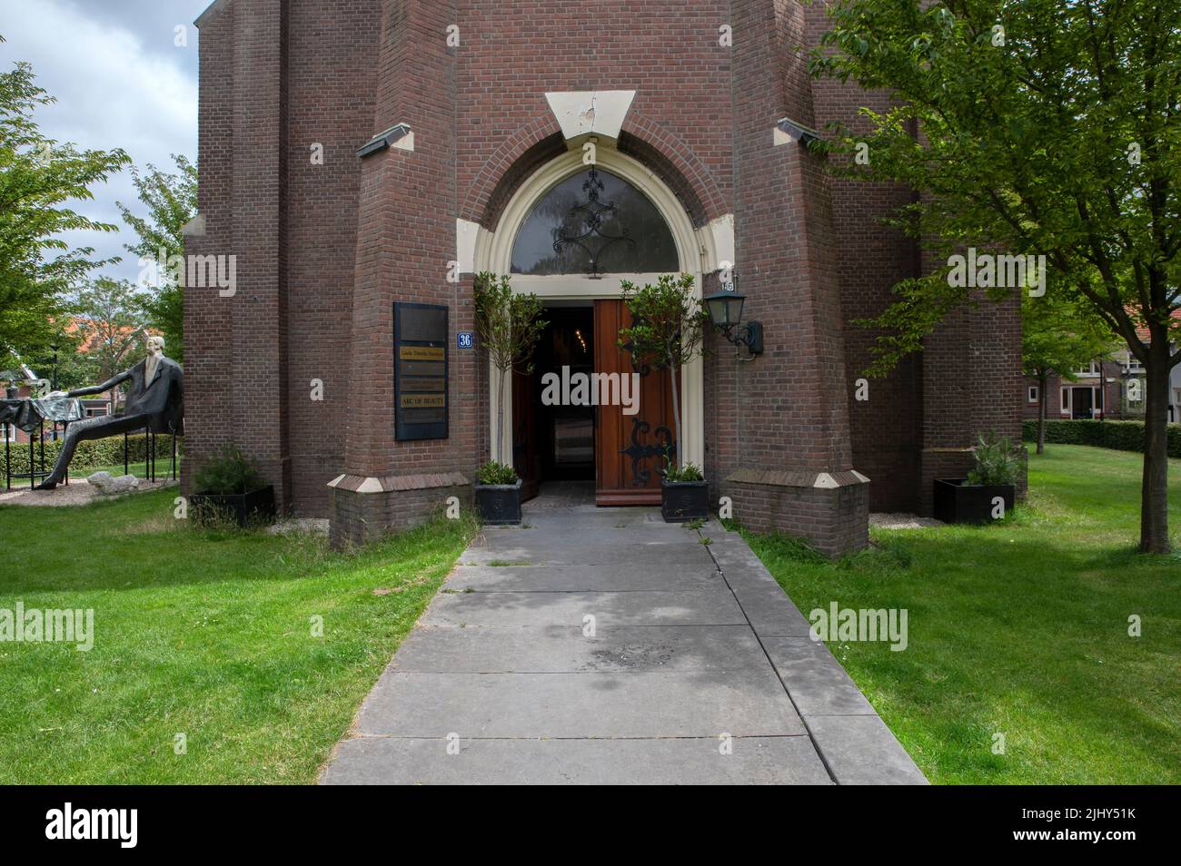 Entrance Former Church The Dorpskerk At Amstelveen The Netherlands 117