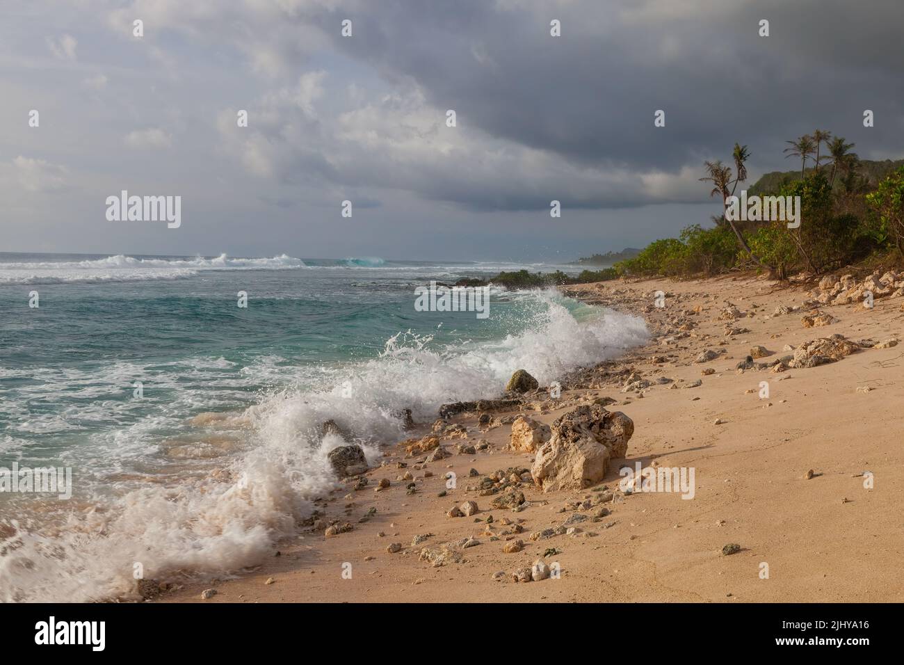 Tanguisson Beach, Guam Stock Photo