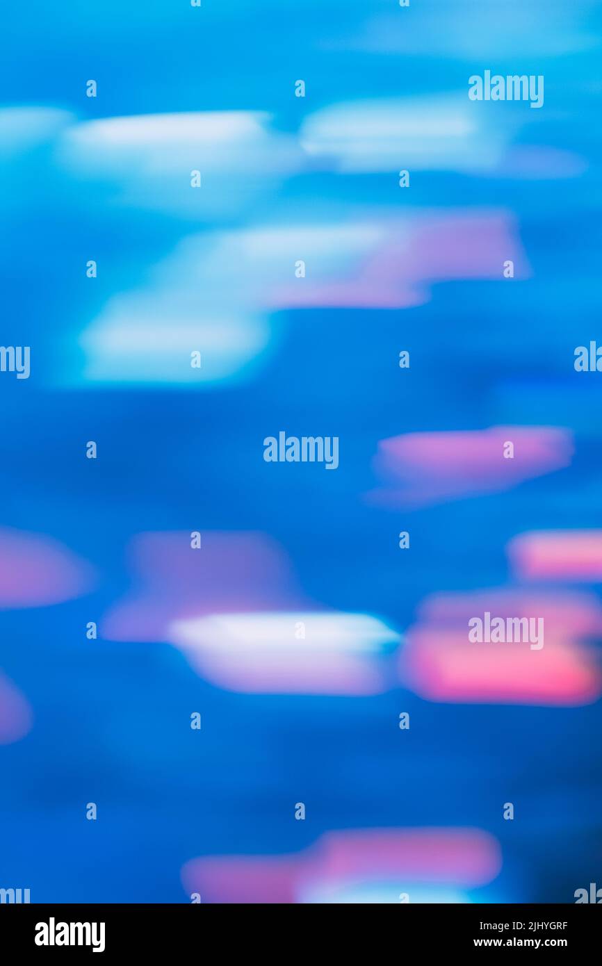 Abstract background of defocused light motion Stock Photo