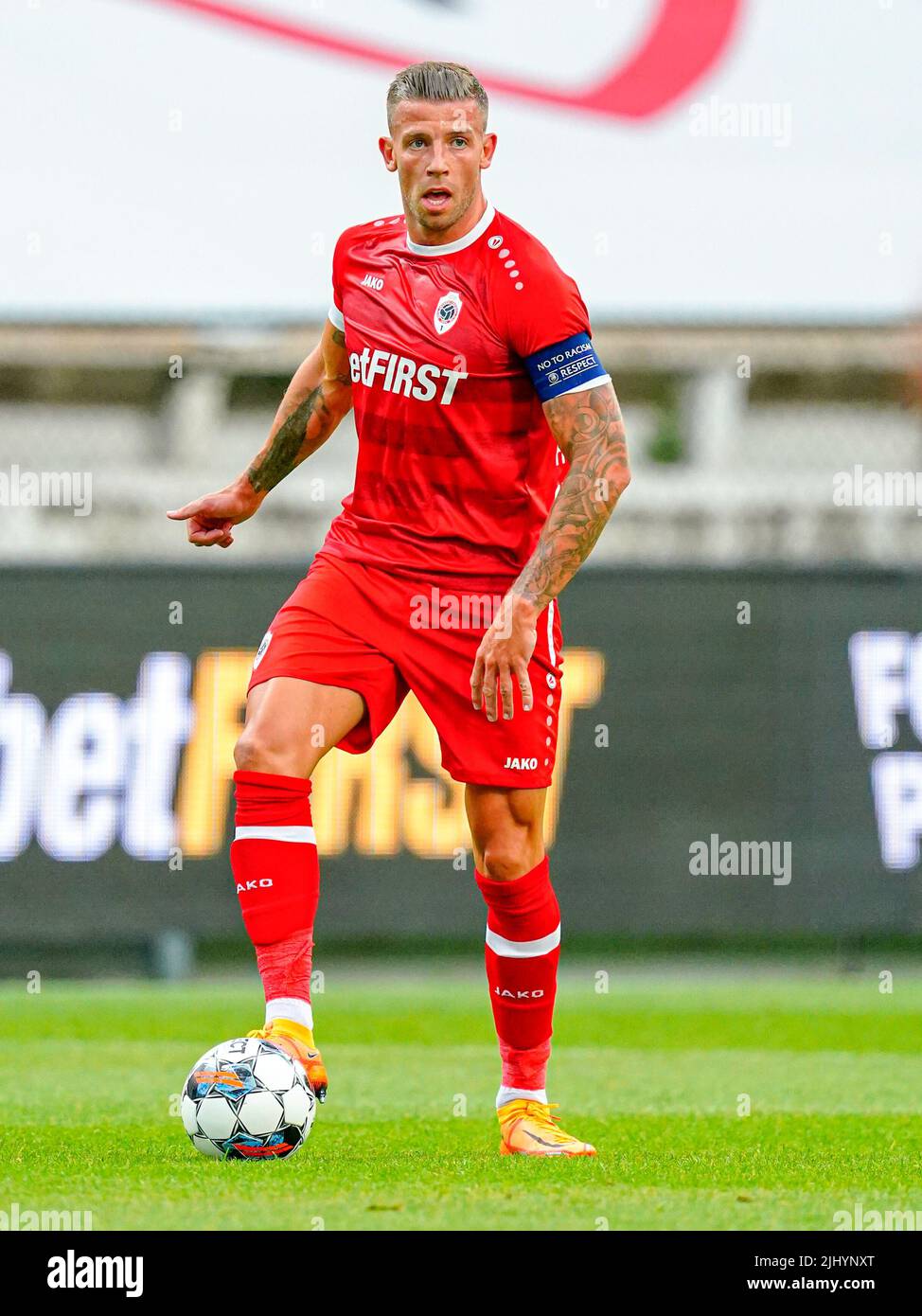 ANTWERP BELGIUM JULY 21 Toby Alderweireld of Royal Antwerp FC