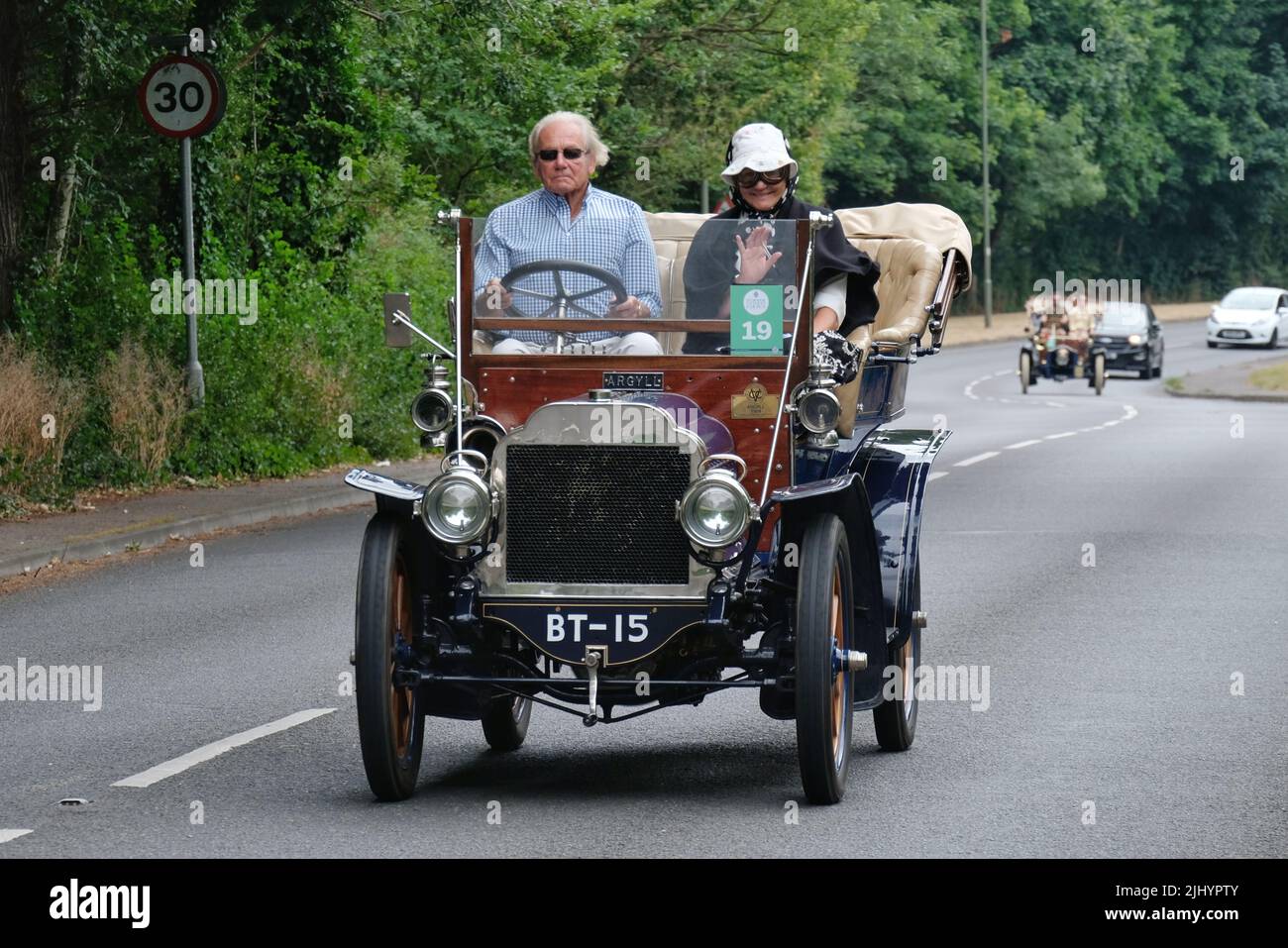 Ashtead, UK, 21st July, 2022. The Royal Automobile Club (RAC) held the