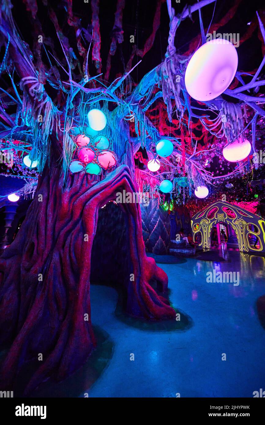 Colorful orbs trees hi-res stock photography and images - Alamy
