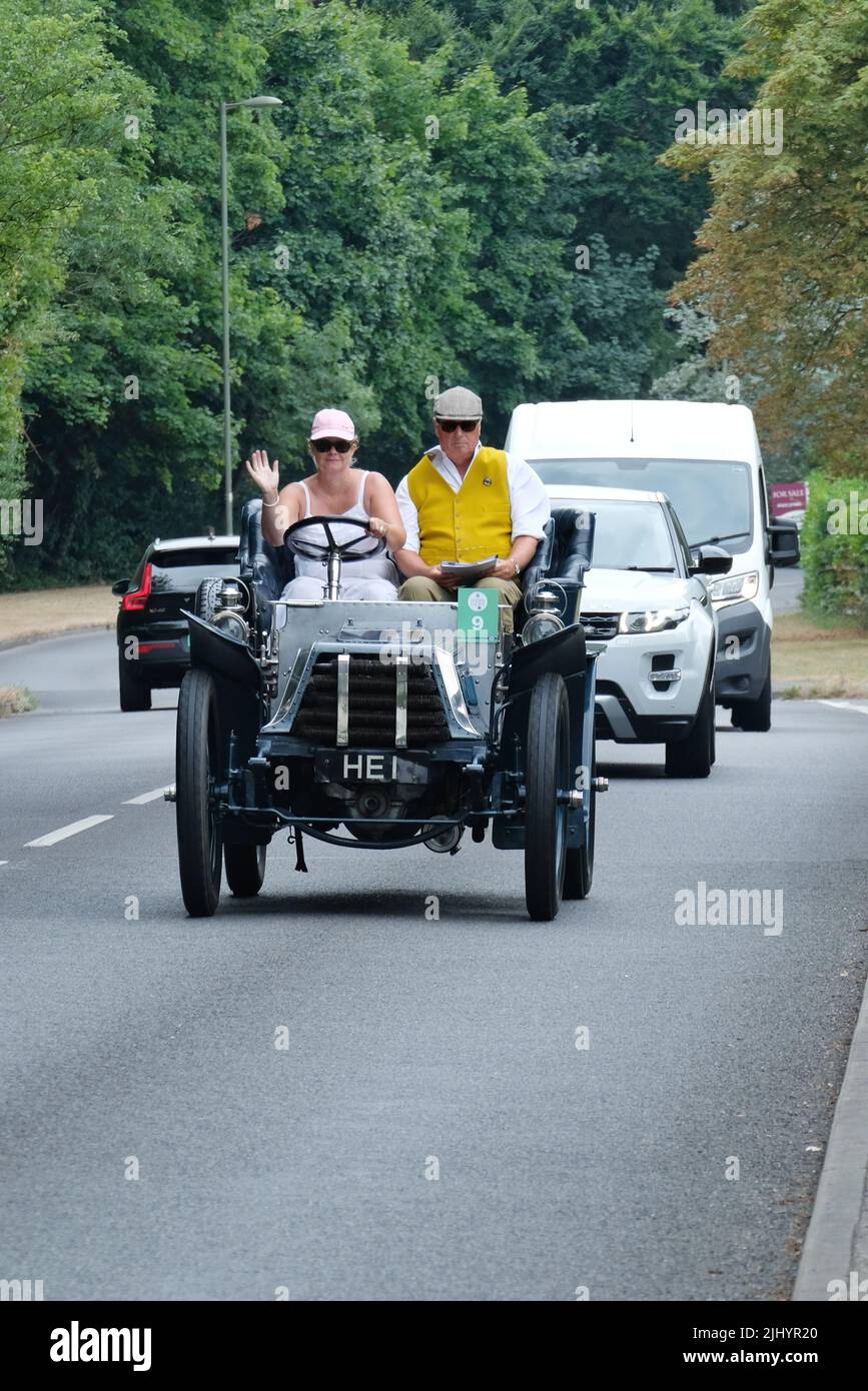 Ashtead, UK, 21st July, 2022. The Royal Automobile Club (RAC) held the