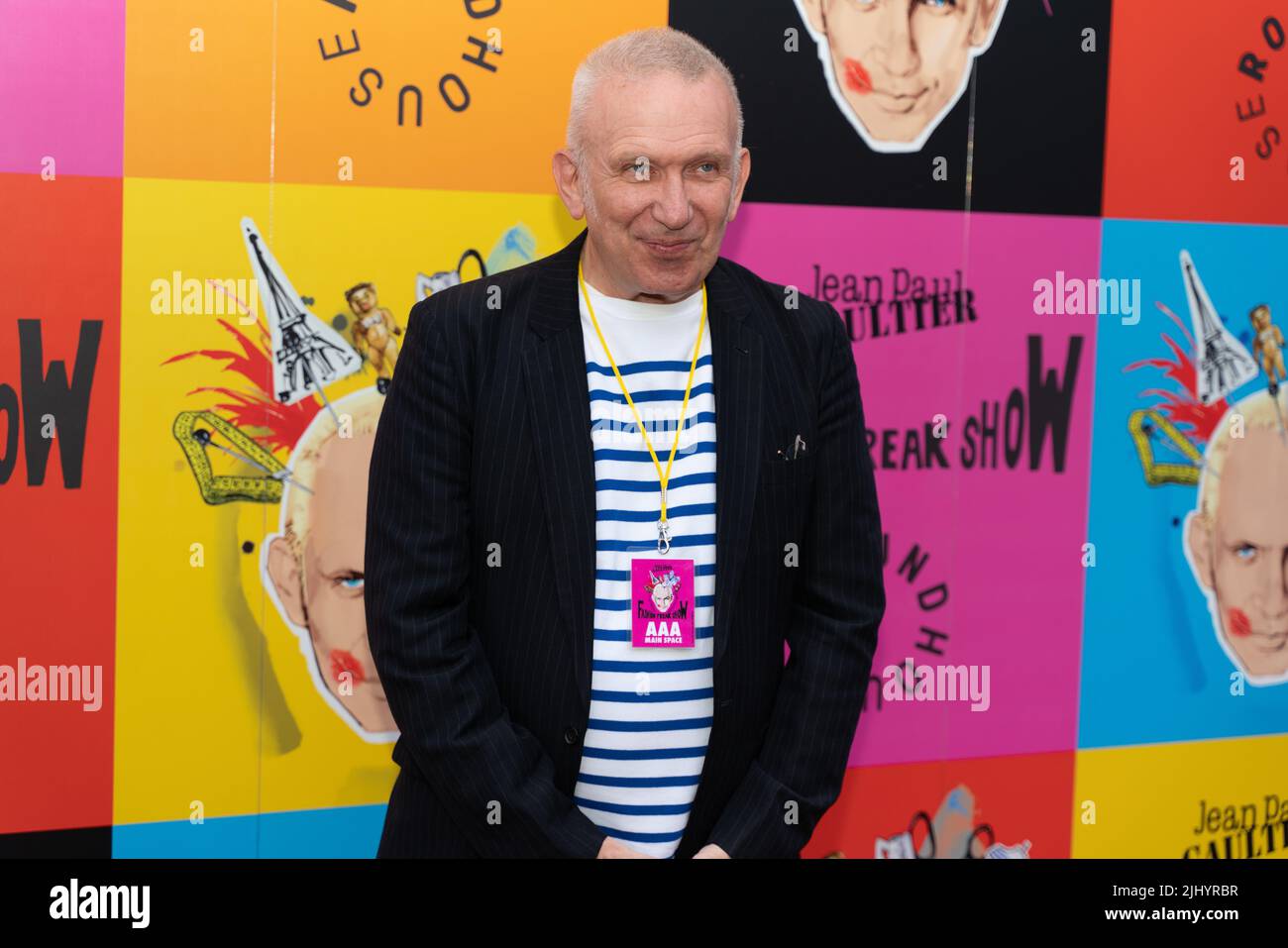 Jean Paul Gaultier on the red carpet for Jean Paul Gaultier s
