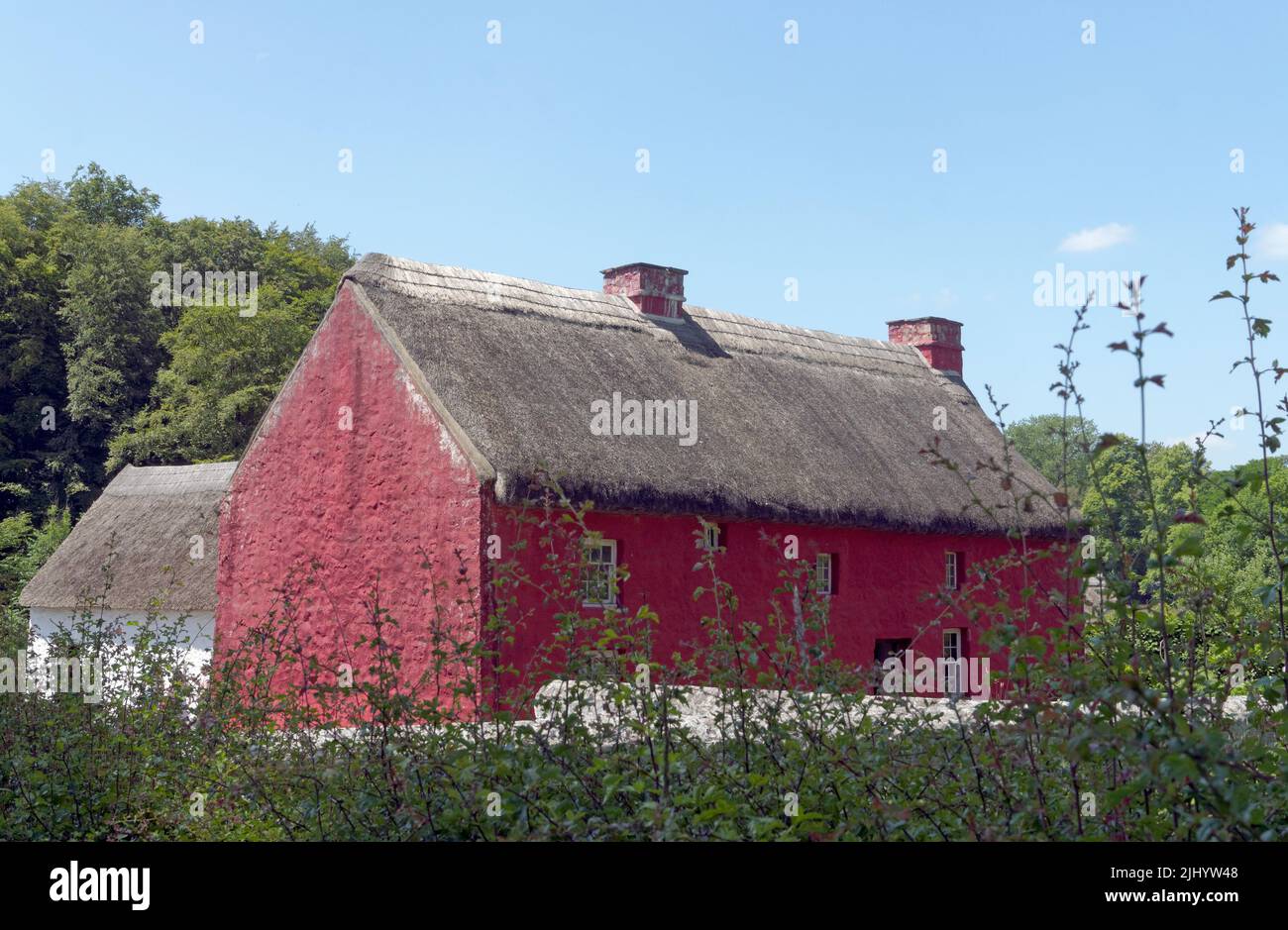 Kennixton farmhouse, St Fagans - Sain Ffagan museum, July 2022. Summer. Stock Photo
