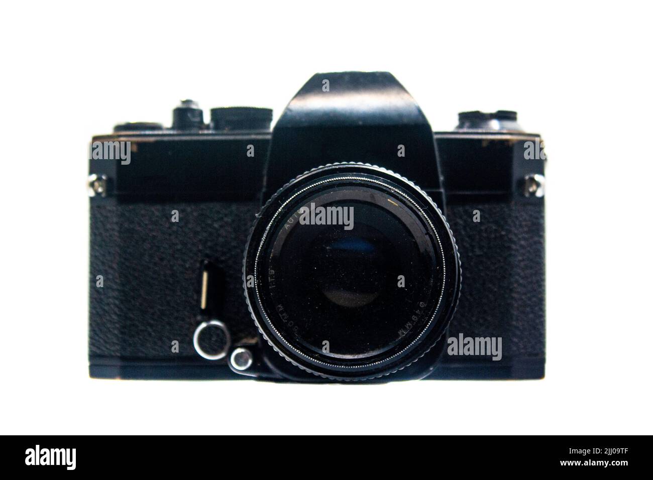 A film camera isolated on a white background Stock Photo