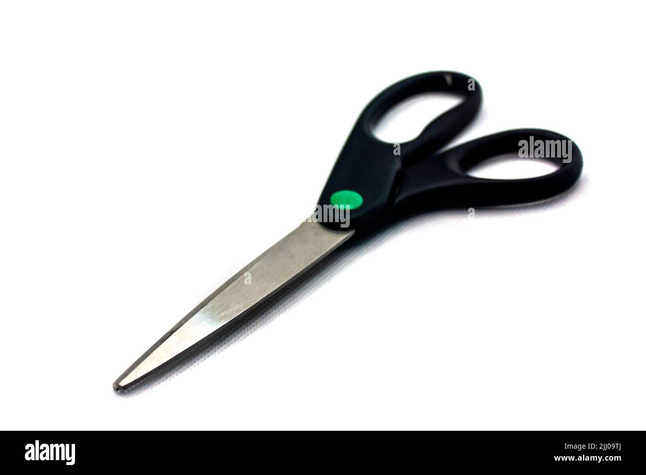 A pair of scissors isolated on a white background Stock Photo