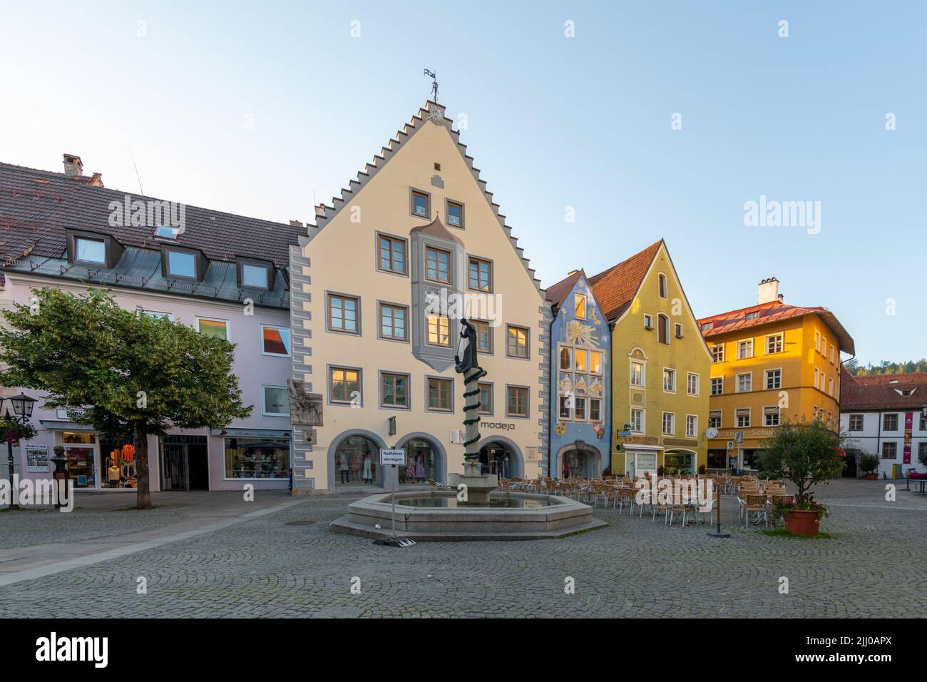 Füssen, Bavaria, Germany old  town Stock Photo