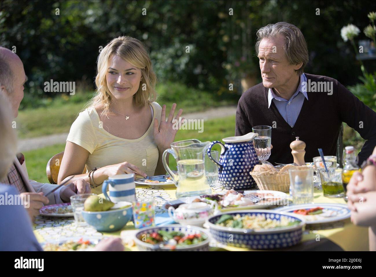 Margot robbie & bill nighy film: about time (uk 2013) characters: charlotte  director: richard curtis 27 june 2013 **warning** this photograph is for  editorial use only and is the copyright of universal