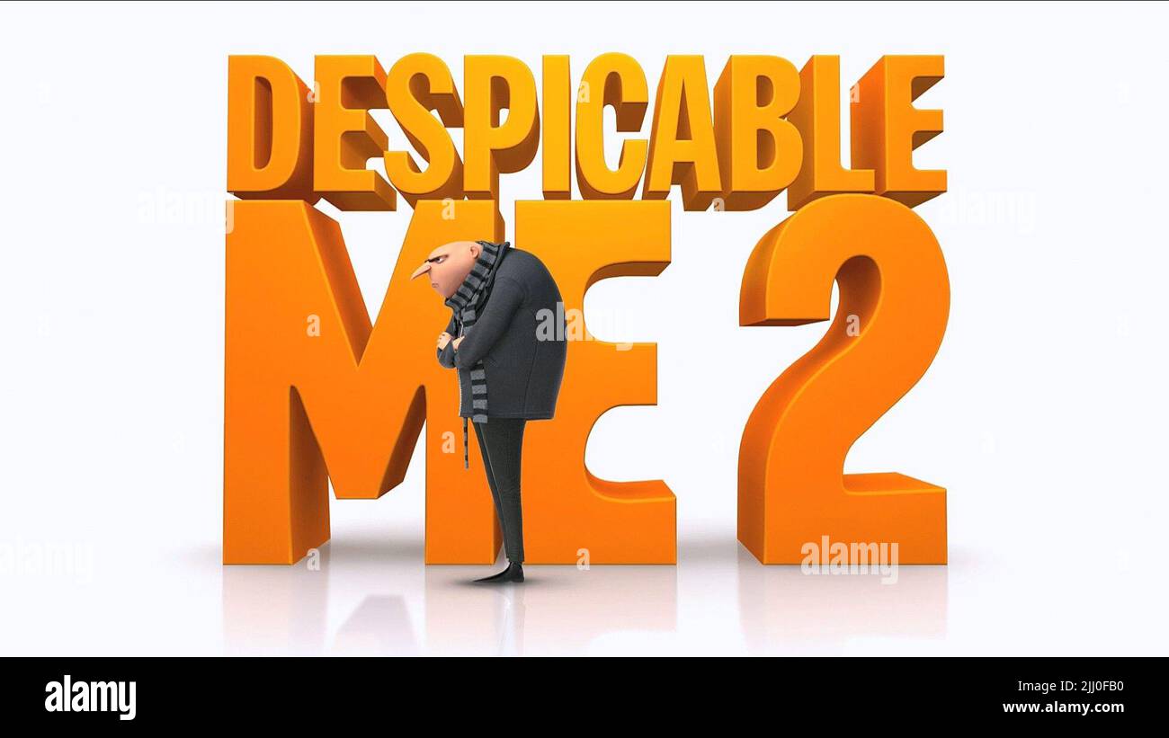 GRU POSTER, DESPICABLE ME 2, 2013 Stock Photo - Alamy