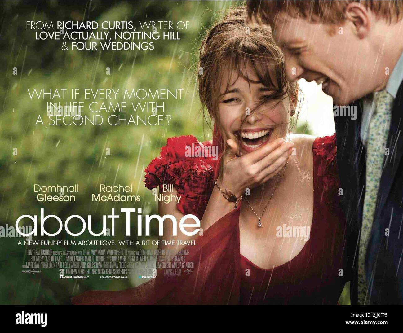 RACHEL MCADAMS, DOMHNALL GLEESON POSTER, ABOUT TIME, 2013 Stock Photo