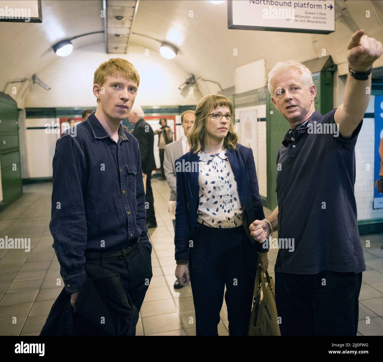 DOMHNALL GLEESON, RACHEL MCADAMS, RICHARD CURTIS, ABOUT TIME, 2013 Stock Photo