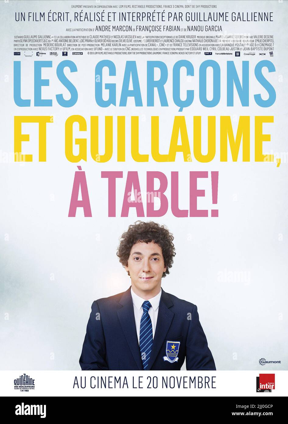 GUILLAUME GALLIENNE POSTER, ME  MYSELF AND MUM, 2013 Stock Photo