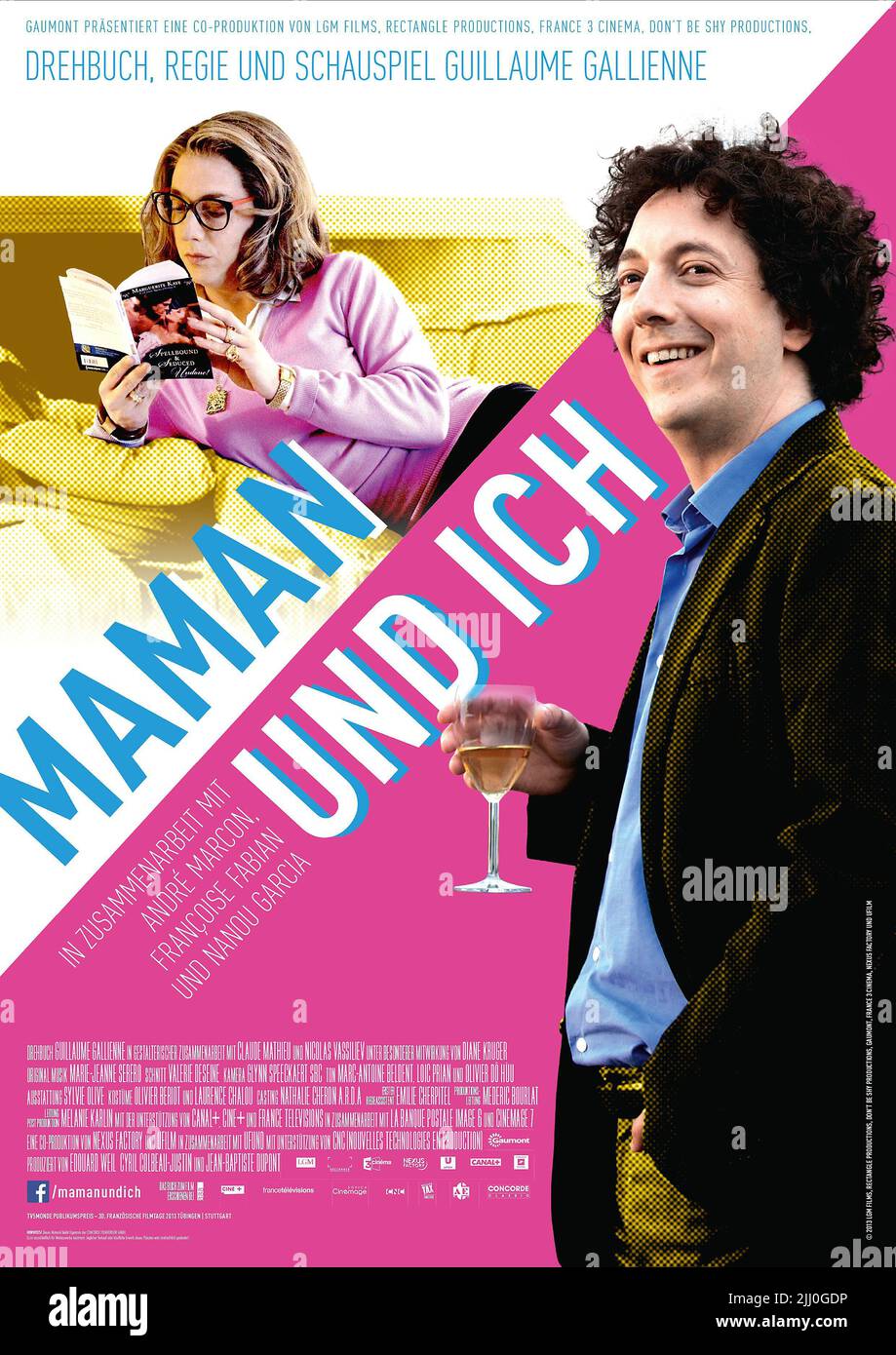 GUILLAUME GALLIENNE POSTER, ME  MYSELF AND MUM, 2013 Stock Photo