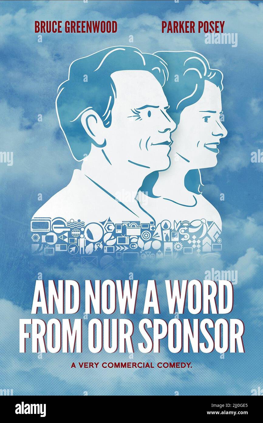 MOVIE POSTER, AND NOW A WORD FROM OUR SPONSOR, 2013 Stock Photo