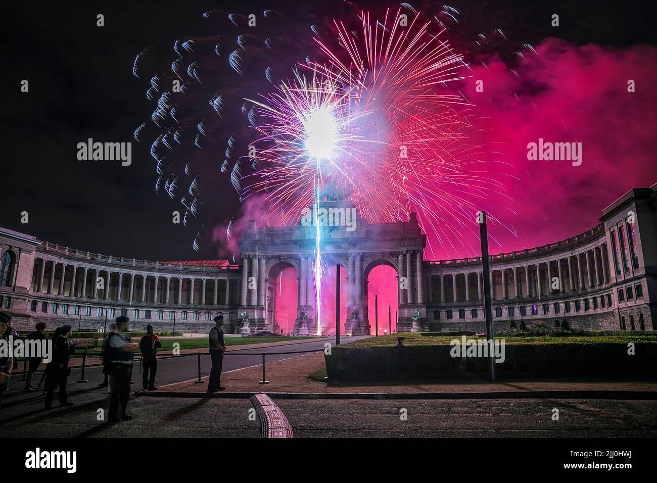 belgian national day fireworks
