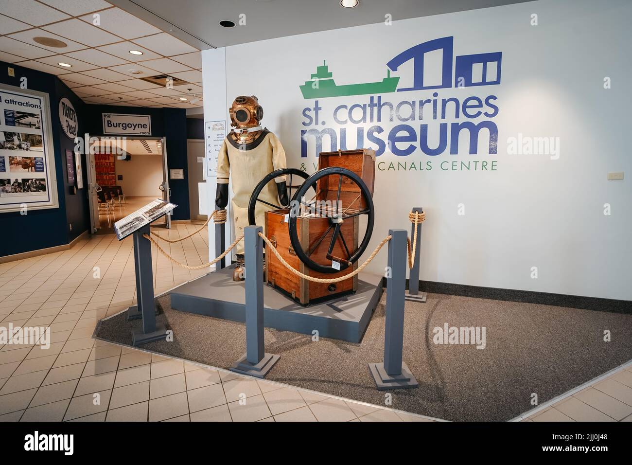 St. Catharines Museum & Welland Canals Centre, St Catharines, Ontario, Canada Stock Photo