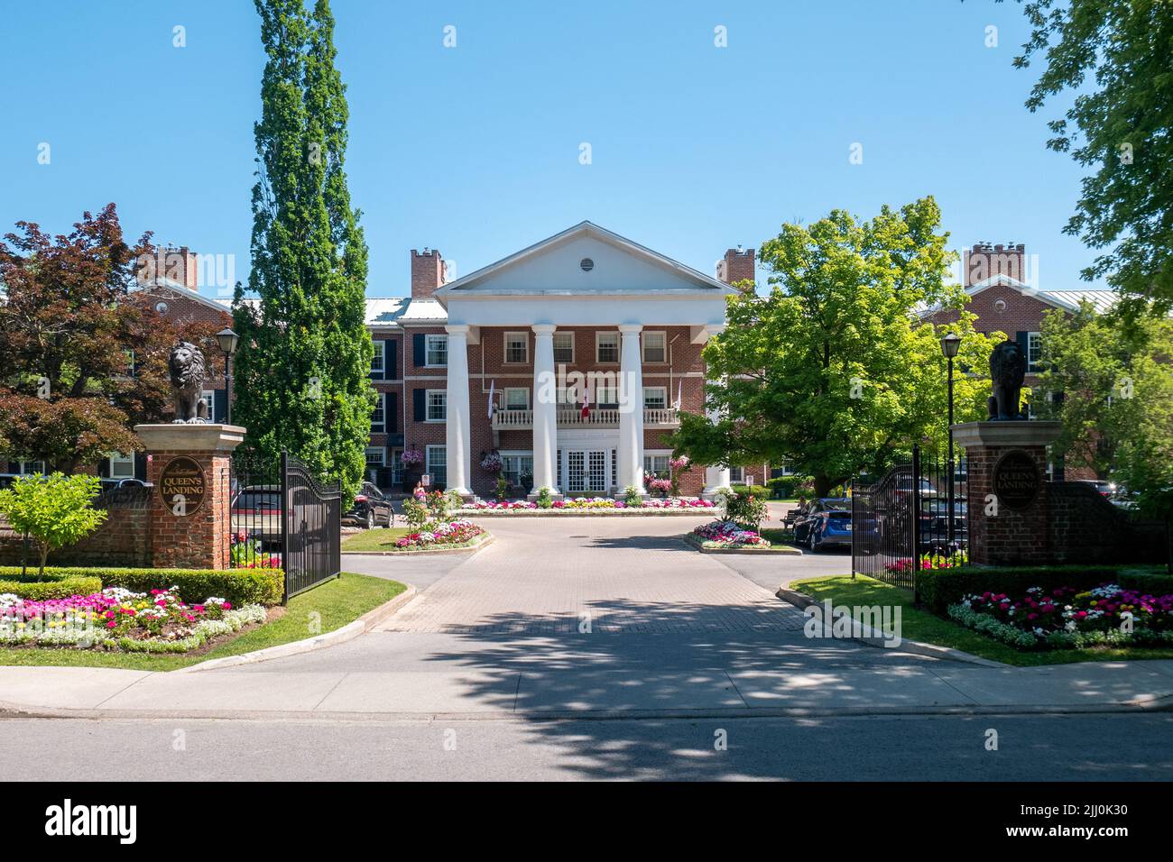 Queen's Landing vintage hotel, Niagara-on-the-Lake, Ontario ,Canada Stock Photo