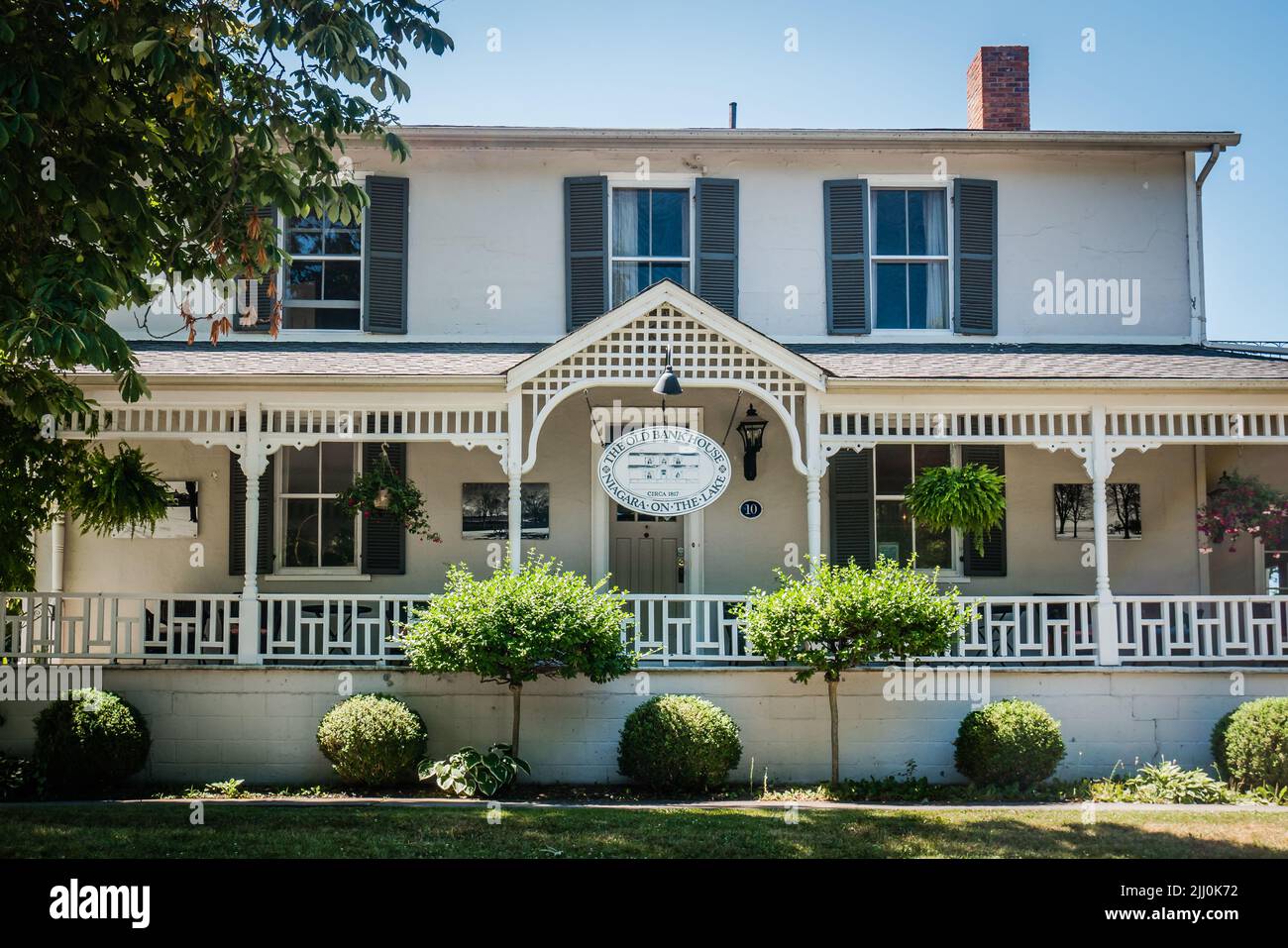 The old bank house is a bed and breakfast hotel located at niagara-on-the-lake, ontario, canada Stock Photo