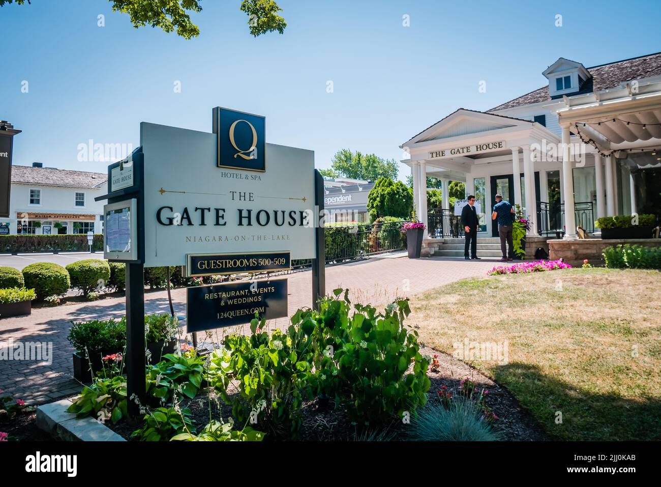 the gate house, niagara on the lake, ontario, canada Stock Photo Alamy