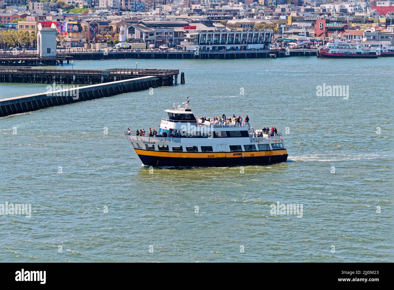 Golden Bear Ferry in San Francisco Stock Photo