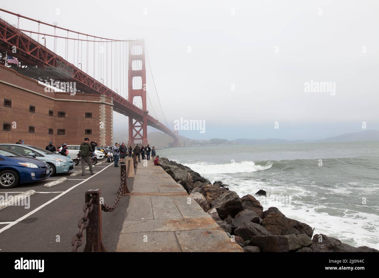 Exterior of Fort Point National Historic site, San Francisco, California, USA Stock Photo