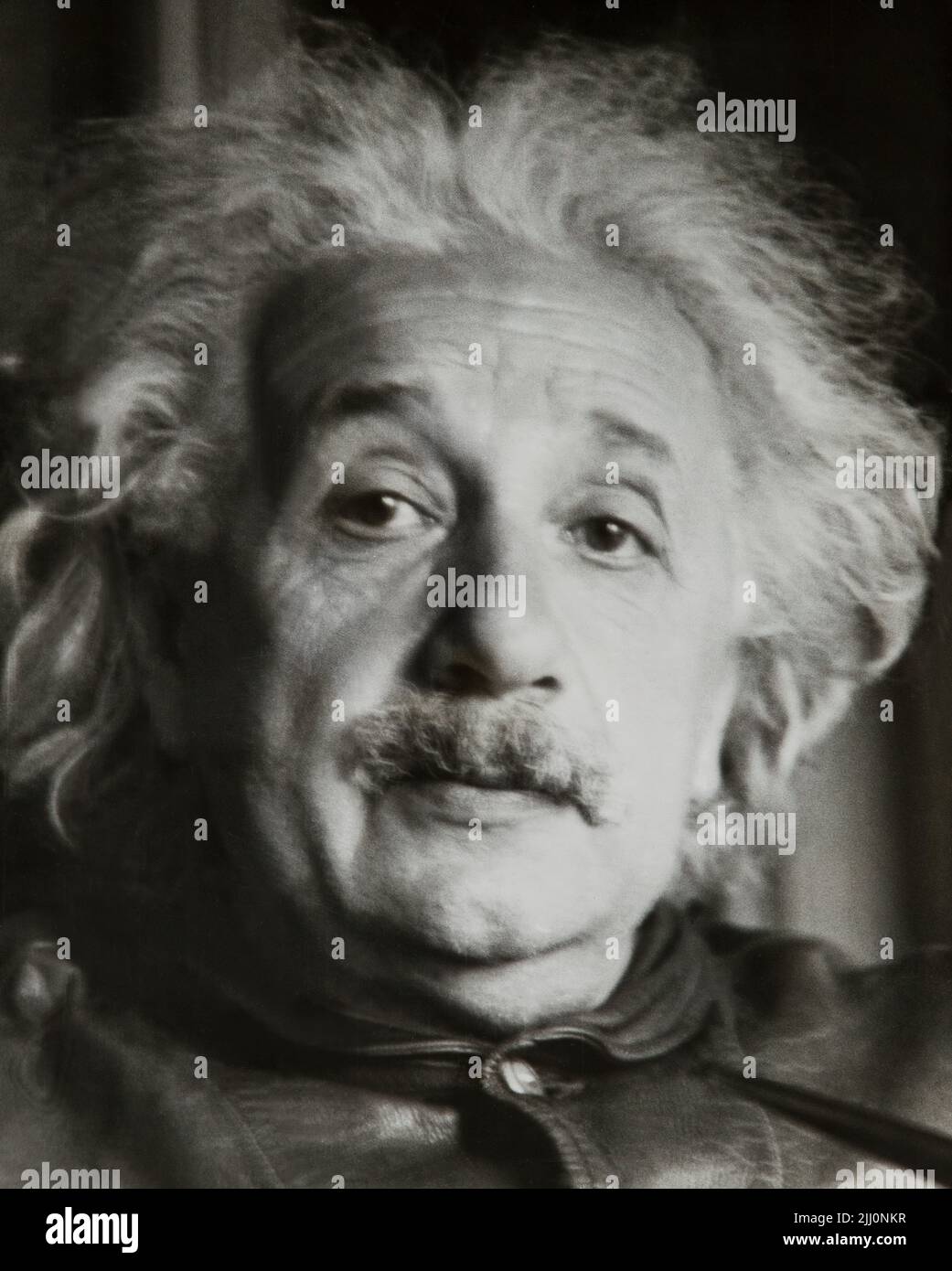 Portrait of Albert Einstein Stock Photo