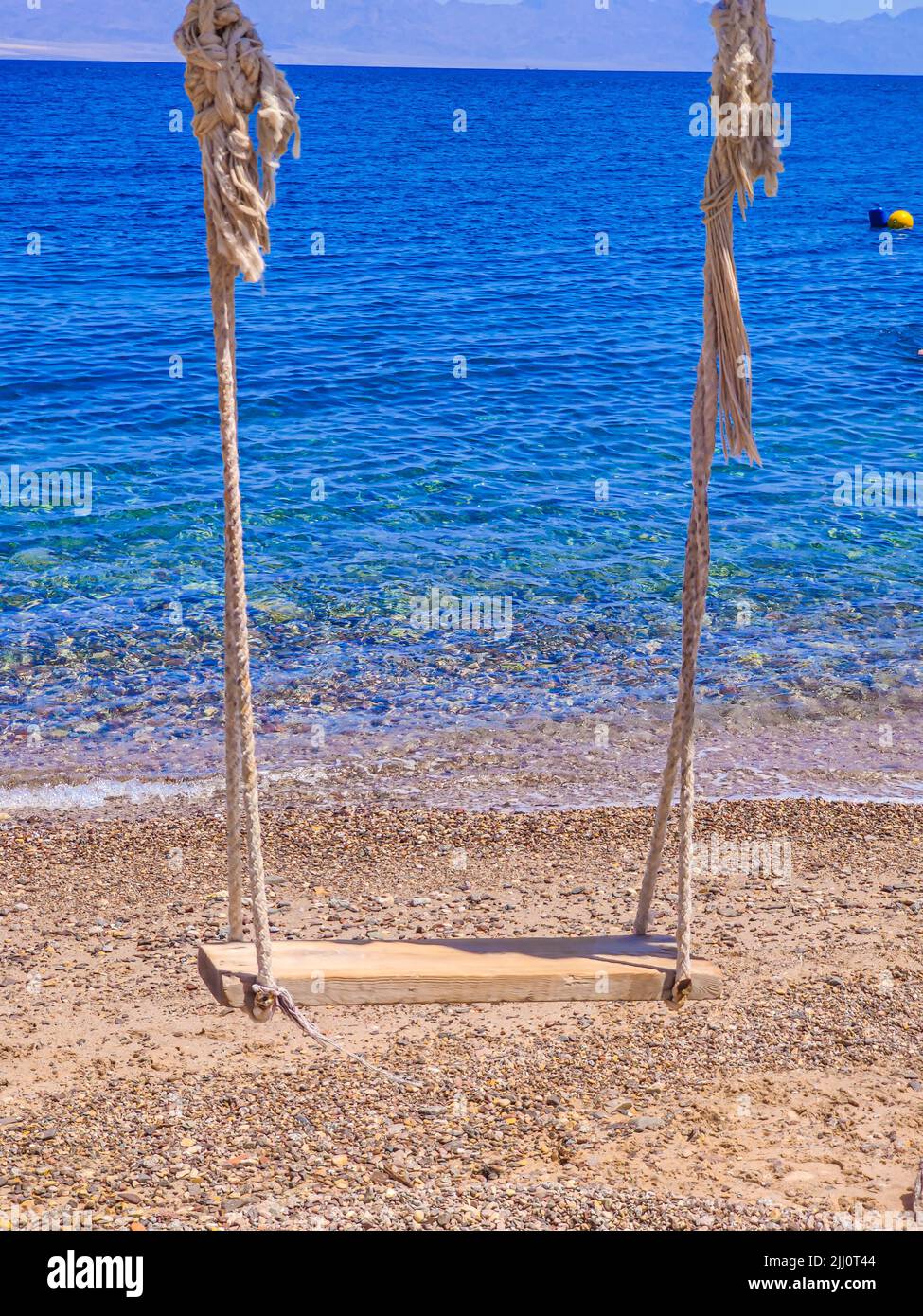 Cute Swing on the Amazing Seashore in Ras Shitan, Dahab, Taba, Sinai
